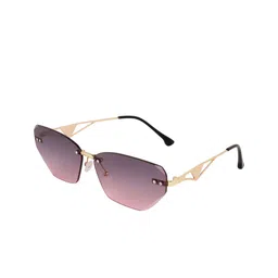 HASHTAG EYEWEAR Unisex Rimless UV Protected Lens Other Sunglasses RL-175262-GLD.GRY-picture-13