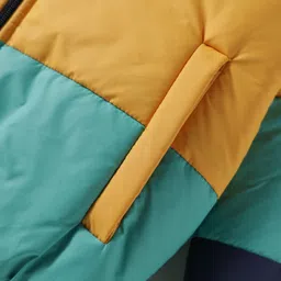 Pine Kids Woven Full Sleeves Padded Jacket with Cut & Sew Design - Multicolor image 4