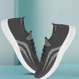 glitchez Women Colourblocked Round Toe Lace-Ups Sneakers-image-34