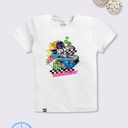 YK X Minute Mirth Boys Hot Wheels Printed T-shirt-picture-0