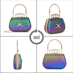 d'vine luxe Party Gold Clutch image 3