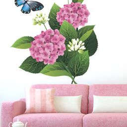 LANSTICK Flower with butterflies wallsticker-picture-15