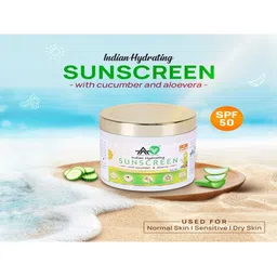 AYUVANI - ADORN YOUR BEAUTY WITH HERBAL Herbal Sunscreen SPF 50 PA With Cucumber - 100 g-picture-13