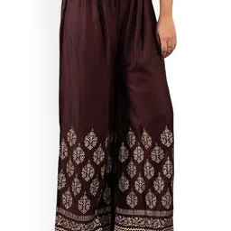 SRISARAS Women Ethnic Motifs Printed Trousers-picture-14