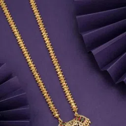 Princy Enterprise Gold-Plated Brass Necklace-picture-38