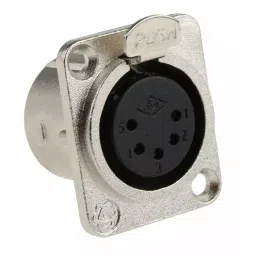 RS PRO Panel Mount XLR Connector Female 5 Way, 458046-picture-16