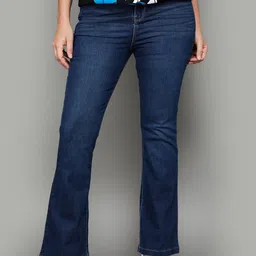 Xpose Women Comfort Bootcut High-Rise Jeans-image-74