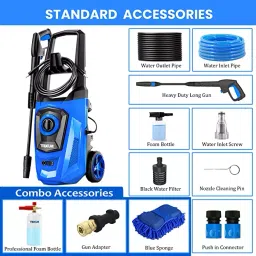 TEXUM 170 Bar 7.01 m (23 Ft) High Pressure Car Washer 1700 W, TX-300D image 2