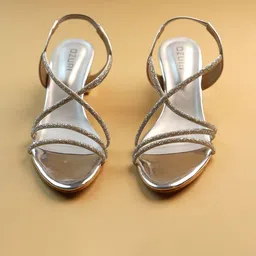 Ozuri Embellished Party Block Sandals image 2