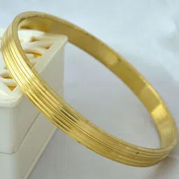 MEMOIR Unisex Brass Gold-Plated Kada Bracelet-picture-23