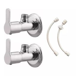 fastgear GENERIC Turbo Bathroom Faucet Set Stainless Steel Chrome Finish Silver, FG1855 ( Pack of 4)-picture-13