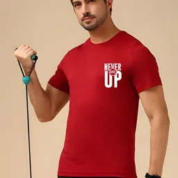 SZN Men Typography Printed Round Neck T-shirt image 1