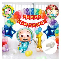 Bubble Trouble Theme Birthday Party Decorations items kit - 67 Pieces-picture-12