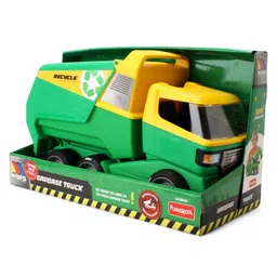 Funskool Molto Garbage Toy Truck, - Green image 2