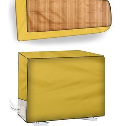 The Furnishing Tree Split AC Cover Set of Indoor and Outdoor Unit Used for 1 Ton LG PS-Q12YNXE1 Woo-picture-17
