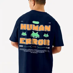 Crazymonk Men Printed Raw Edge T-shirt-picture-28