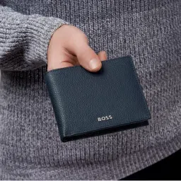 Hugo Boss Classic Grained Navy Blue Wallet-image-68