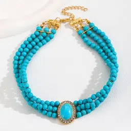 MEENAZ Gold-Plated Layered Necklace-picture-15