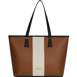Lavie Colourblocked Oversized Structured Shoulder Bag image 1