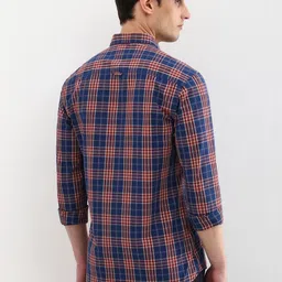 Allen Solly Men Custom Opaque Checked Casual Shirt image 4
