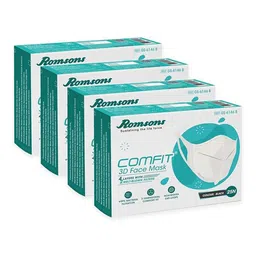 Romsons 100-Pcs 4-Ply Outdoor Anti-Pollution & Disposable Masks-picture-25