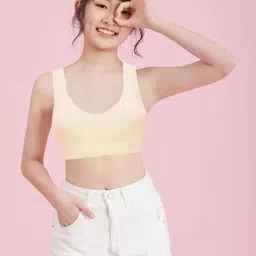 BRAAFEE Girls Pack Of 2 Solid Non Padded Camisole image 4