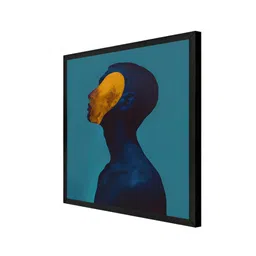 999Store Green & Teal Blue Modern Expression Canvas Wall Art image 5