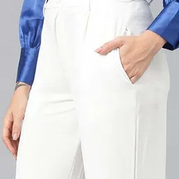 Stylecast X Kotty Women Relaxed High-Rise Pleated Formal Trousers image 4