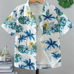 M J Fashion Unisex Kids Relaxed Printed Casual Shirt-picture-25