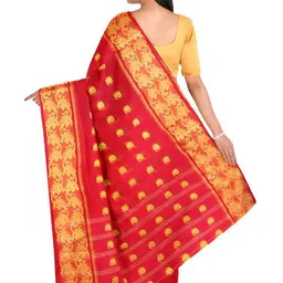 Saree star Woven Design Taant Sarees With Blouse image 2