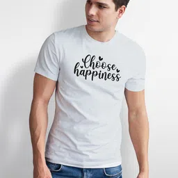 Seekbuylove Men Typography Printed Bio Finish Round Neck T-shirt image 3