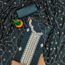 Maroosh Embellished Unstitched Dress Material-picture-13