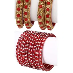 SOMIL Red Alloy Bangle-picture-15