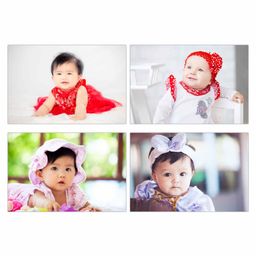 WENS HD Digital Baby Posters Pack of 4 - Multicolour-picture-35