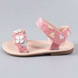 Cute Walk by Babyhug Sandals - Dark Pink-image-55