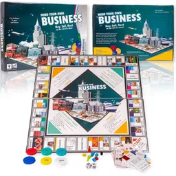 zokato Business Mind Your Own Game (Silver - Coin) Board Game Accessories image 1