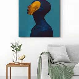 999Store Blue & Yellow 1 Piece Canvas Other Wall Paintings-picture-36