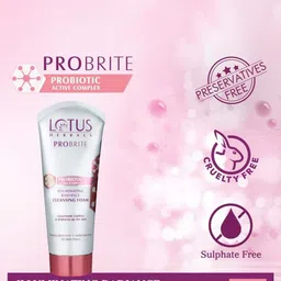 Lotus Herbals Set Of 2 Probrite Illuminating Cleansing Foam With Radiance Moisturizer image 2