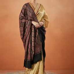 Pashmoda Women Paisley Woven Design Shawl-picture-13