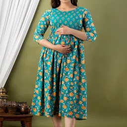 Nevisha Style Women Floral Cotton Anarkali Kurtas-picture-28