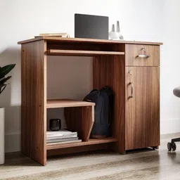 neuspace Brown Engineered Wood Study Table-picture-52