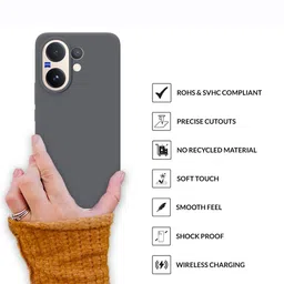 SPRIG vivo V60 Impact Resistant Back Case Mobile Accessories image 2