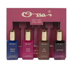 Ossa Set Of 4 Aqua Blue & Accurate Long-Lasting Eau De Parfum - 20 ml Each image 1