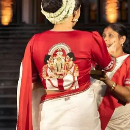 Aamish fashion Ethnic Motifs Silk Blend Handloom Banarasi Saree image 2