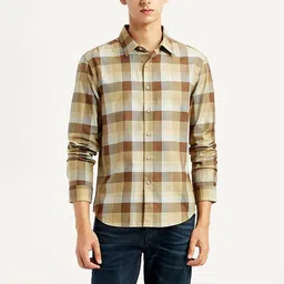 Levis Men Slim Fit Checked Casual Shirt image 3