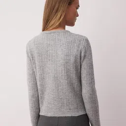Trendyol Round Neck Cardigan image 3