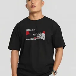 CLOFLIX Men Graphic Printed Round Neck Cotton Oversized T-shirt-picture-16