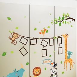 Asian royal White & Brown Cartoon Characters Printed Waterproof Decals and Stickers-picture-18