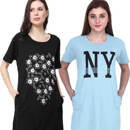 YOZZ BY Women Floral Printed Pockets 1 T-shirt-picture-41