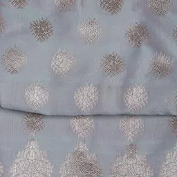 Meena Bazaar Woven Design Art Silk Unstitched Dress Material image 3